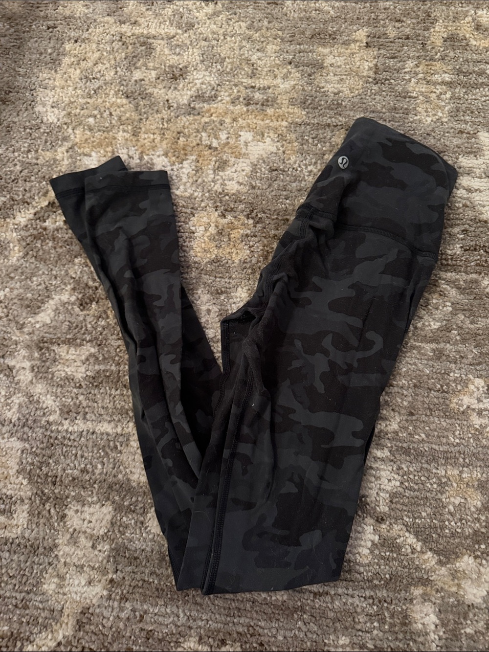 lululemon athletica Black Camo Leggings